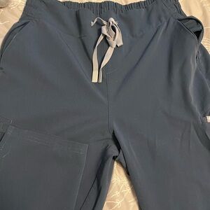 Figs scrub pants in dark harbor